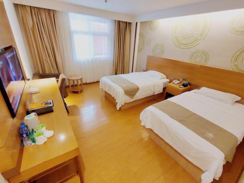 Greentree Inn Jiangxi Fuzhou Gandong Bridge Express Hotel Kültér fotó